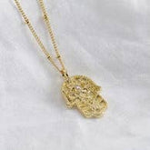 Handmade Hamsa Hand Necklace - Majestico Gifts